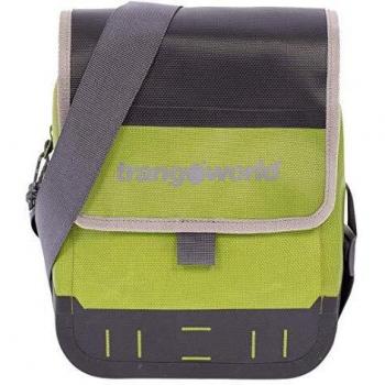Trangoworld Lua Dt Crossbody Bag Unisex Acid Green/Dark Shadow