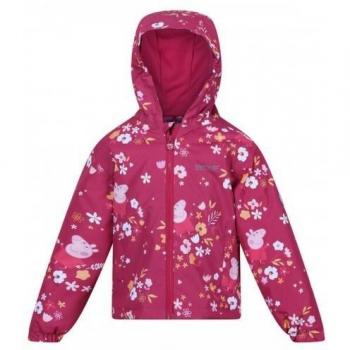 Giubbotto Impermeabile Peppa Pig per Ragazzi 5-6 – Regatta Muddy Puddle Rosa