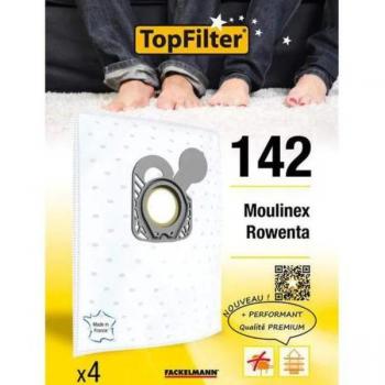 Lot de 4 sacs aspirateur Rowenta et Moulinex Premium TopFilter