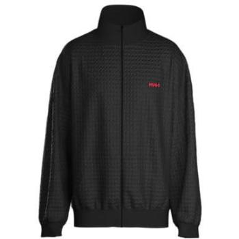 HUGO Herren Sweatjacke Austin in Schwarz