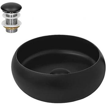 Vasque Ronde Noire ML-Design Ø35x12cm