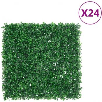 Artificial Shrub Leaf Fence Panels