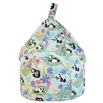 Soft Panda Bean Cushion – Light Blue Cotton (Child)