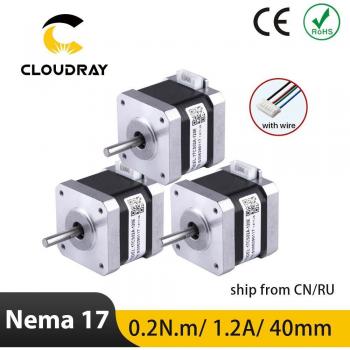 Nema17 Schrittmotor 42mm 2 Phasen 20Ncm 1,2A für CNC und 3D-Drucker mit DuPont Kabel