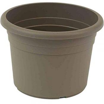 Siena Garden Rundtopf CILINDRO Ø 20 cm, taupe mit Bodenlöchern