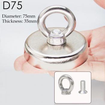 Heavy Duty Neodymium N52 Pot Magnet for Salvage Fishing