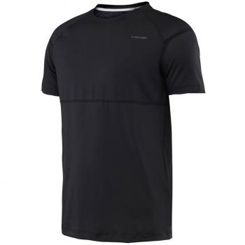 HEAD Performance Crew Neck Cool Men's Sports Top, Black