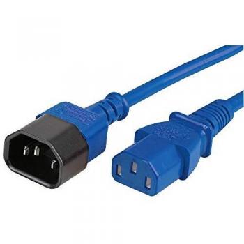 Pro Elec IEC C14 to C13 Blue Extension Lead, 10A, 250V, 1.5m