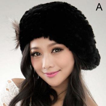 Comfortabele Faux Fur Baret Dames