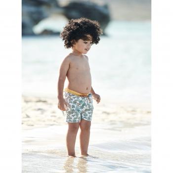 Short de baño para bebé niño con estampado verde VERTBAUDET
