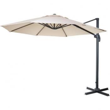 Gastronomie Sonnenschirm MCW-A96, Ø 3m, creme