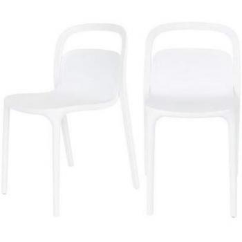 Polypropylene REX Chairs by Felis Lifestyle, Finish: White, Dimensions: 55.5 x 46 x 80.5 cm