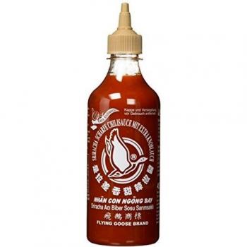 FLYING GOOSE Sriracha scharfe Chilisauce mit extra Knoblauch