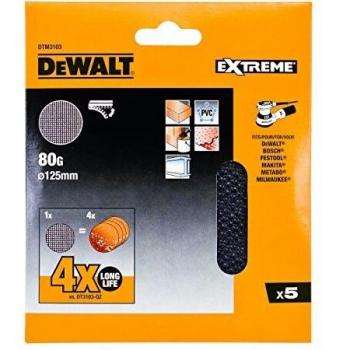 Dewalt 125mm Carta Vetrata Mesh Grana 80