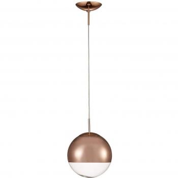 Lámpara colgante Inspired Deco Miranda 1 luz E27 Cobre