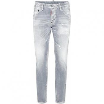 Dsquared2 Herren Jeans Ripped Skater Größe 50 Grau
