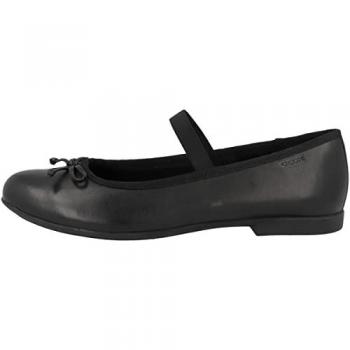 Ballerine Geox Plie' Smooth Leather Femme Noir 29