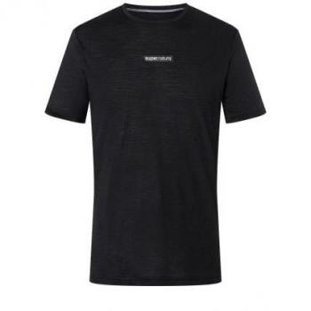 SUPER.NATURAL Merino T-Shirt M NEW SCHOOL TEE (Jet Black) für Männer