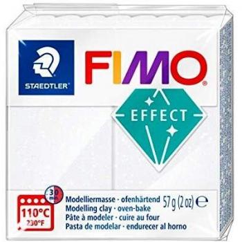 STAEDTLER Fimo Effect Polymer Clay, Glitter White, 2-Ounce