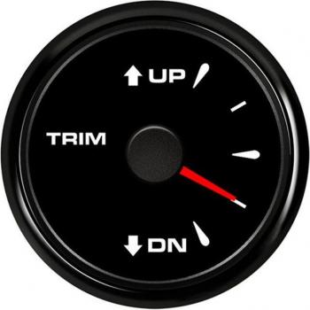 52mm Marine Trim Level Gauge 0-190 Ohm with Backlight