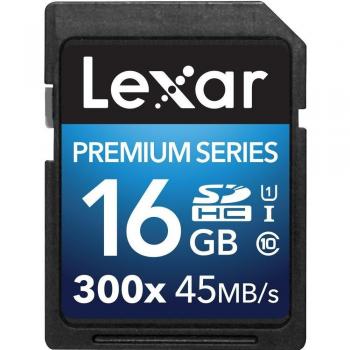 Lexar 16 GB SDHC Classe 10 300 Mo/s – Carte de Stockage Pro