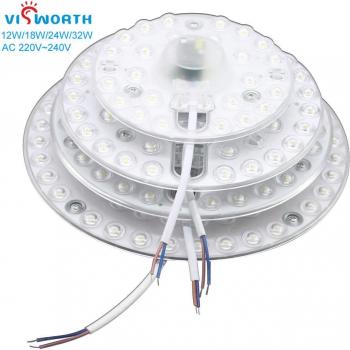 Lumière LED Circulaire Décorative Filée 32W