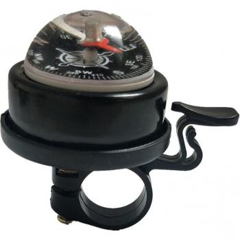 Accessoire de vélo : cloche et boussole
