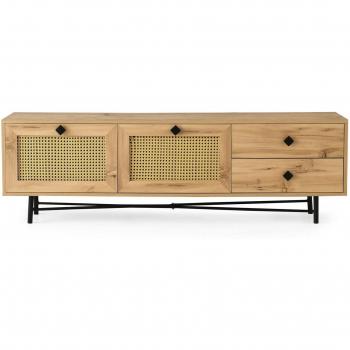 Mueble de Televisión Moderno Apollinare 180x40h60 cm