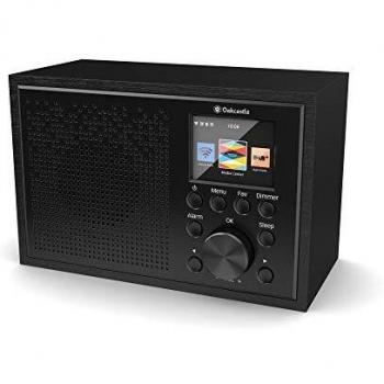 Oakcastle IR100 Smart Radio: WLAN, Bluetooth, Spotify Connect, Dual-Wecker, Line‑In, App‑Control, Farbbildschirm