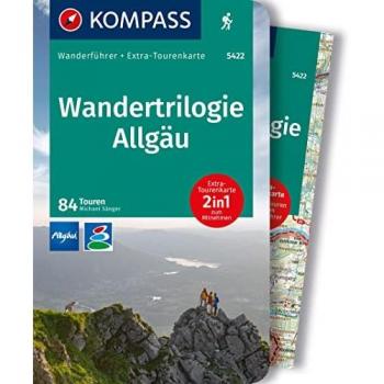 KOMPASS Wanderführer Wandertrilogie Allgäu 84 Touren mit Extra-Tourenkarte