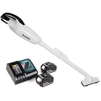 Makita DCL‑180 RG W 18 V Akku-Staubsauger Weiß – 2‑Teil‑Batteriepaket (6,0 Ah) inkl. Ladegerät