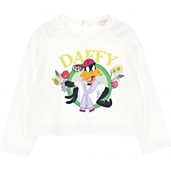 Monnalisa T-Shirt Bambina Panna Taglia 4