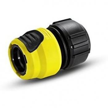 Universal Hose Connector Plus with Aqua Stop, Black