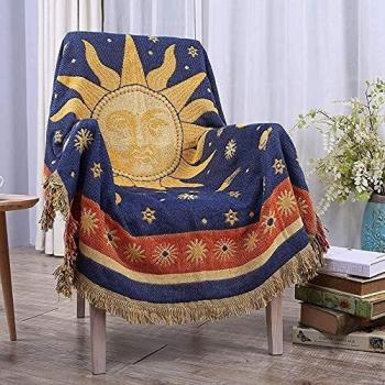 Cotton Woven Celestial Sofa Towel