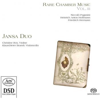 Rare Chamber Music Vol.3 (Werke von Paganini, Hoffmann, Hermann)