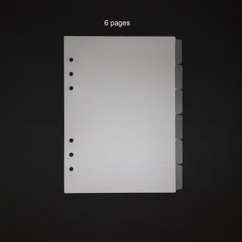Separador de páginas A5 PVC