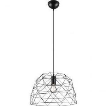 Lampada a sospensione in metallo nero