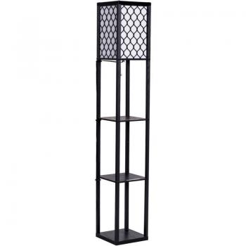 Lampe Scandinave 1,6 m – Lampadaire de Chambre avec Rangements