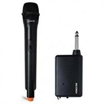 FONESTAR Microphone sans Fil Main IK-163 avec récepteur à Piles