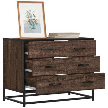 Rangement modulable chêne foncé 70 cm × 41 cm × 56 cm, matériau composite