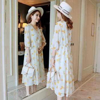 Long Maternity Dress for Pregnant Women