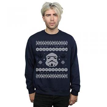 Kerstlicht Stormtrooper Fair Isle Hoodie