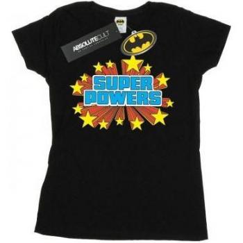 DC Comics Women's Super Powers Logo Cotton Shirt