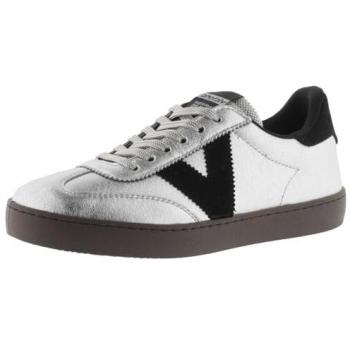 Berlin Sprint Metallic Split‑Leather Loafers