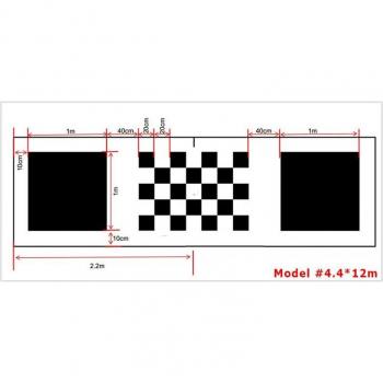 Bird's-eye View System 360-Degree Panoramic DVR with 2D/3D Calibration Cloth 1.6x1.2M (4 Pcs)