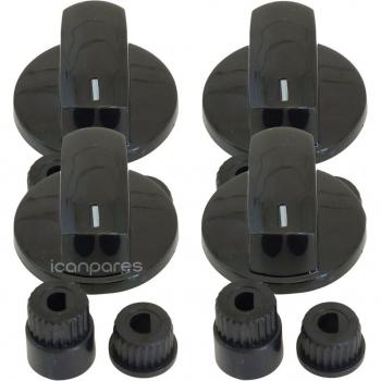 Alveus Beko Negro 4E Kit de Botones Integrado