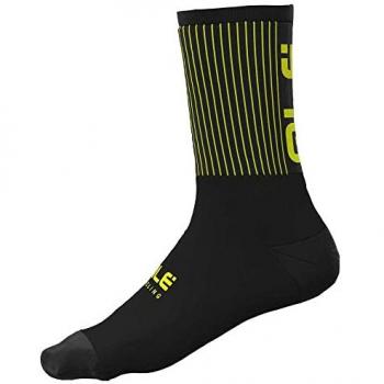 Calzini Invernali Alé Fence PrimaLoft Nero Giallo Fluorescente