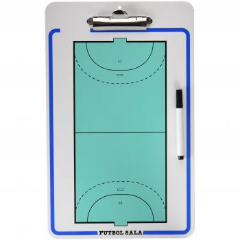 Softee Tactical Sheet – White/Blue, Size One for Handball & Soccer