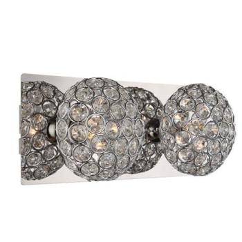 Luminaire Murale Cristal Transparent 2 Lampes