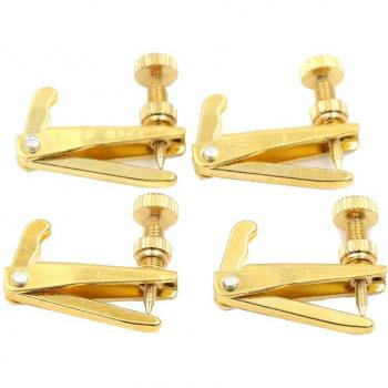 4pcs Spinner Adjuster Violin Fine Tuners for 4/4-3/4, 1/4-2/1
